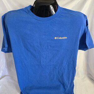 Columbia Double-sided Blue T-shirt (XL) Columbia Tagless